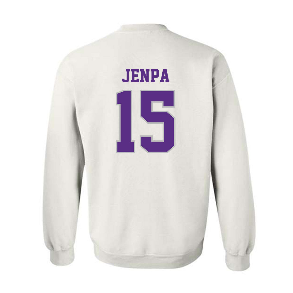 Stonehill - NCAA Men's Basketball : Norbu Jenpa - Classic Shersey Crewneck Sweatshirt-1