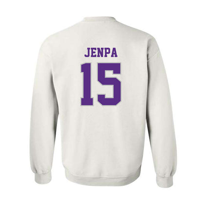 Stonehill - NCAA Men's Basketball : Norbu Jenpa - Classic Shersey Crewneck Sweatshirt-1