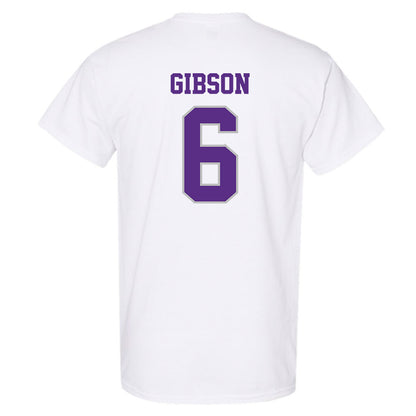 Stonehill - NCAA Men's Ice Hockey : Justin Gibson - Classic Shersey T-Shirt-1