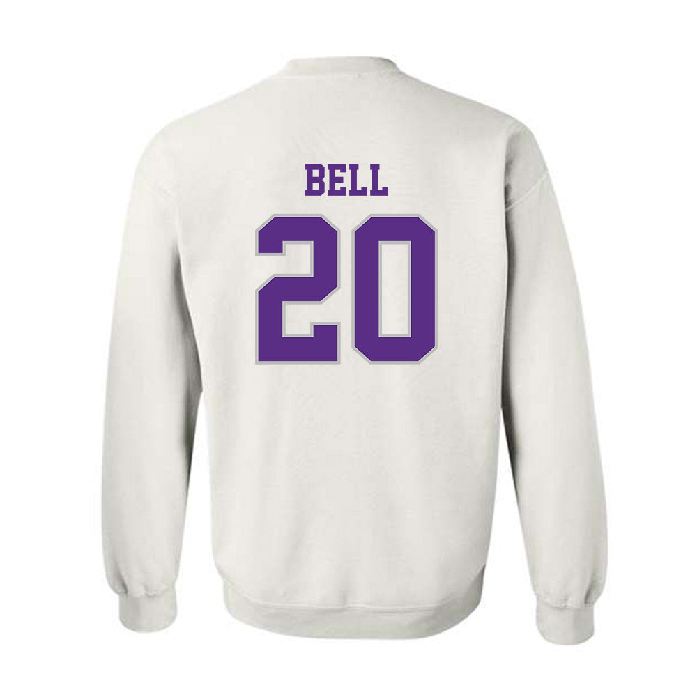 Stonehill - NCAA Baseball : Hunter Bell - Classic Shersey Crewneck Sweatshirt-1