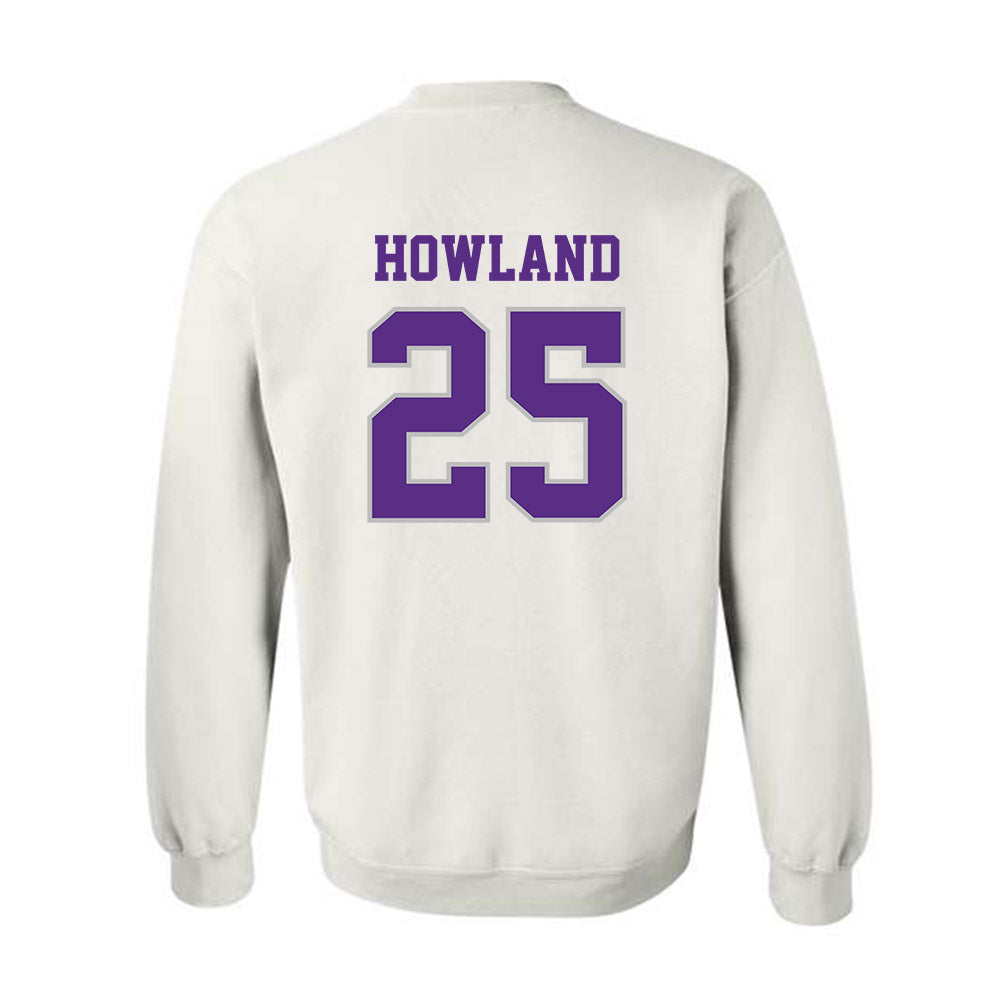 Stonehill - NCAA Baseball : Jamison Howland - Classic Shersey Crewneck Sweatshirt-1