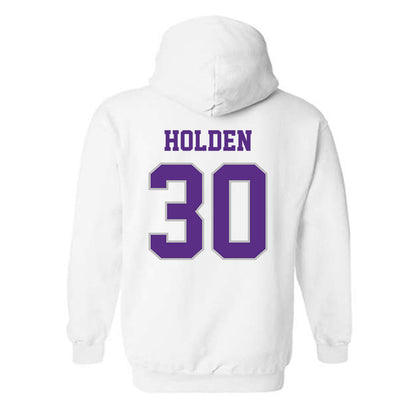 Stonehill - NCAA Men's Basketball : Anthony Holden - Classic Shersey Hooded Sweatshirt-1