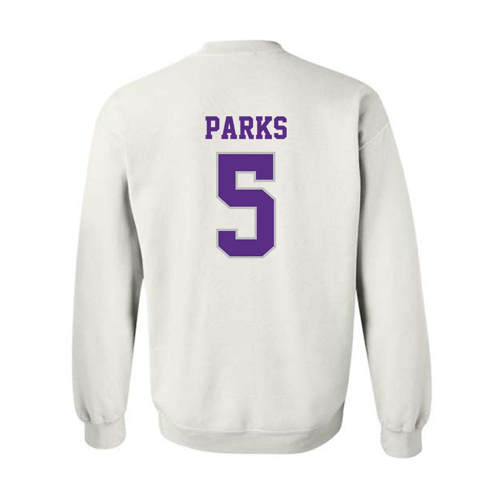 Stonehill - NCAA Baseball : Sam Parks - Classic Shersey Crewneck Sweatshirt-1