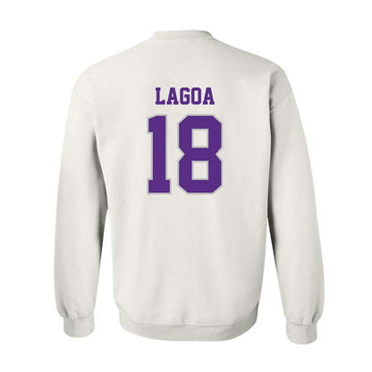 Stonehill - NCAA Men's Soccer : Nathan Lagoa - Classic Shersey Crewneck Sweatshirt-1