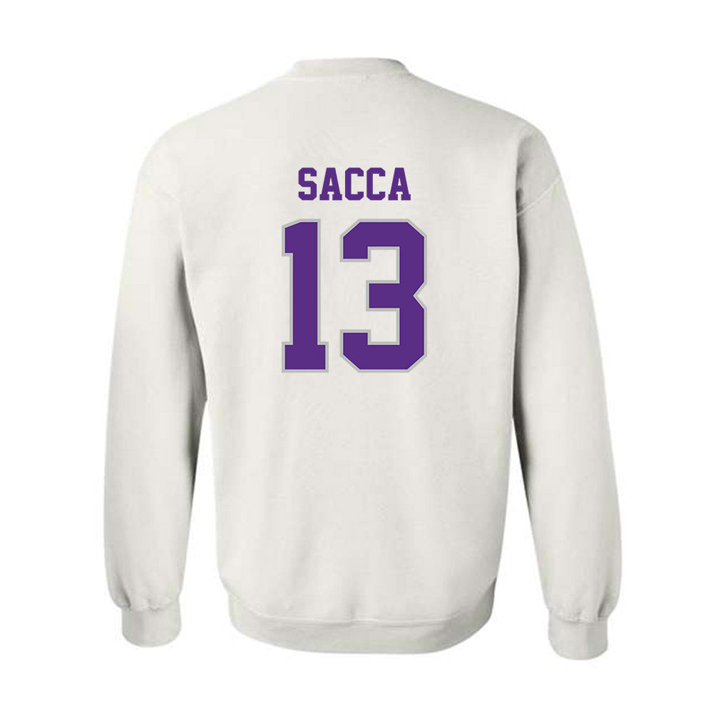 Stonehill - NCAA Women's Ice Hockey : Gracie Sacca - Classic Shersey Crewneck Sweatshirt-1