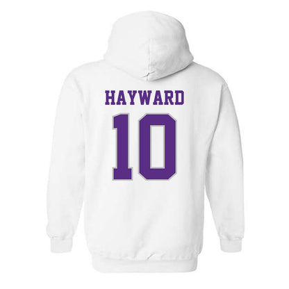 Stonehill - NCAA Women's Basketball : Sharn Hayward - Classic Shersey Hooded Sweatshirt-1