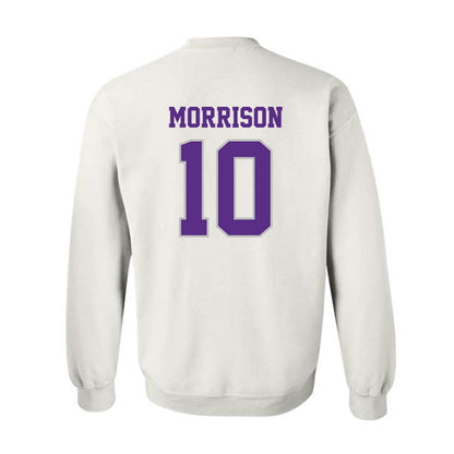 Stonehill - NCAA Baseball : Cam Morrison - Classic Shersey Crewneck Sweatshirt-1