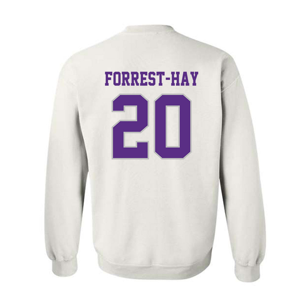 Stonehill - NCAA Men's Soccer : James Forrest-Hay - Classic Shersey Crewneck Sweatshirt-1