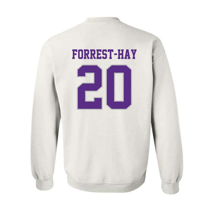 Stonehill - NCAA Men's Soccer : James Forrest-Hay - Classic Shersey Crewneck Sweatshirt-1