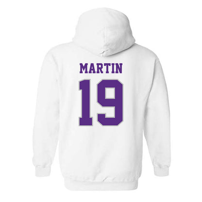Stonehill - NCAA Baseball : Adam Martin - Classic Shersey Hooded Sweatshirt-1