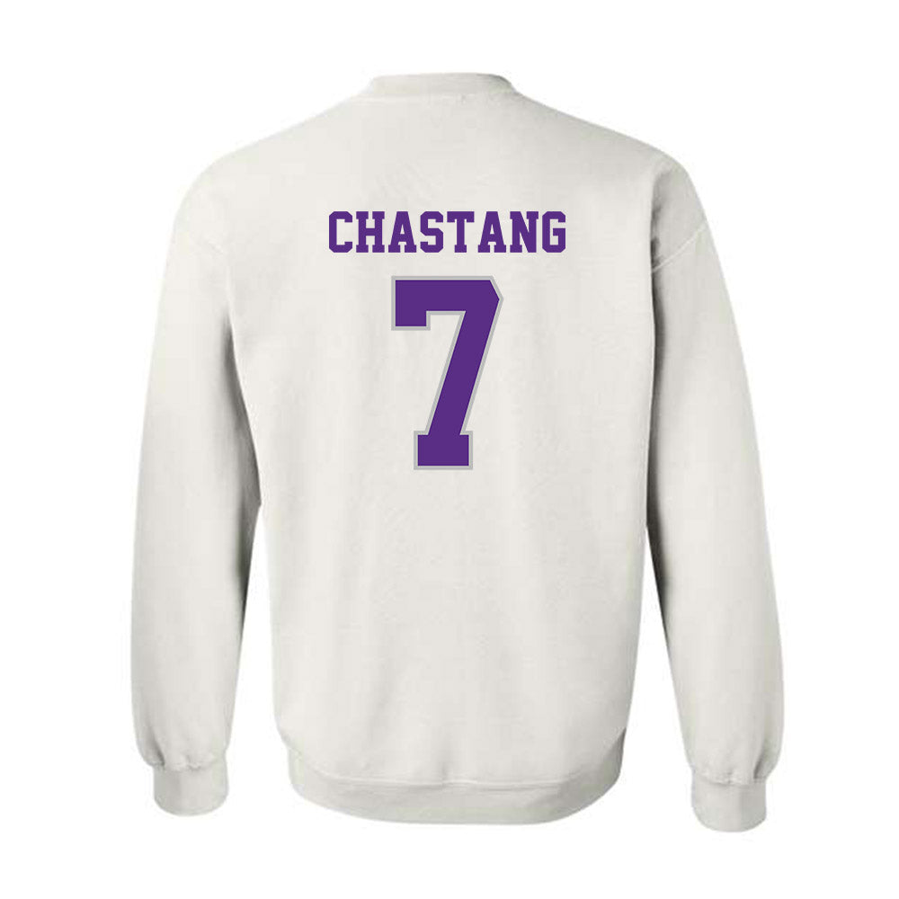 Stonehill - NCAA Men's Tennis : Alexis Chastang - Classic Shersey Crewneck Sweatshirt-1