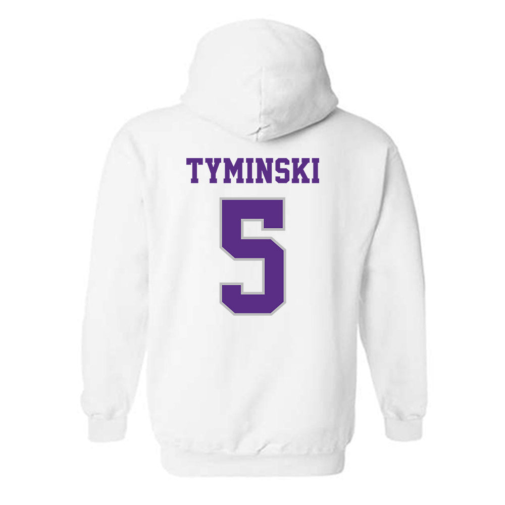 Stonehill - NCAA Football : Damian Tyminski - Classic Shersey Hooded Sweatshirt-1
