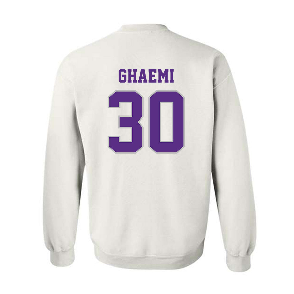 Stonehill - NCAA Men's Ice Hockey : Dylan Ghaemi - Classic Shersey Crewneck Sweatshirt-1