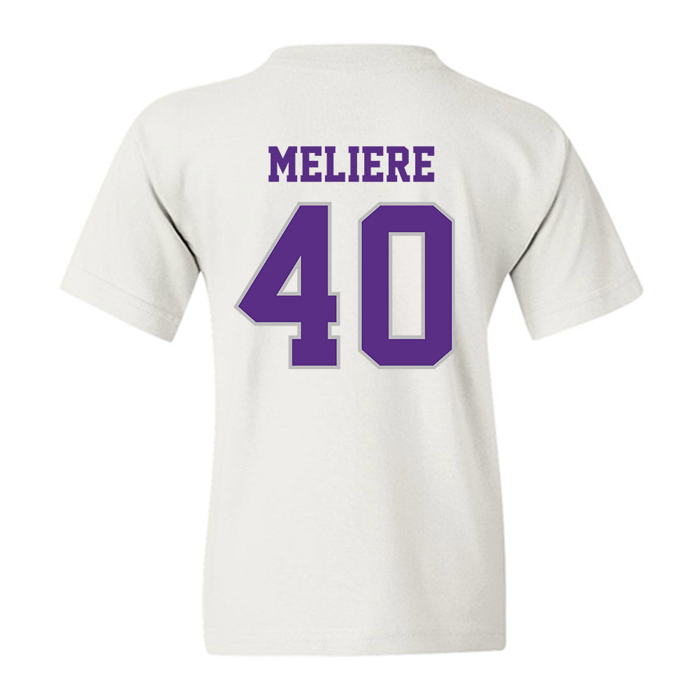 Stonehill - NCAA Baseball : Kenny Meliere - Classic Shersey Youth T-Shirt-1