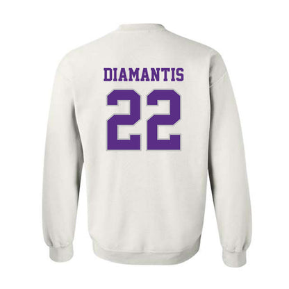 Stonehill - NCAA Men's Basketball : Charles Diamantis - Classic Shersey Crewneck Sweatshirt-1