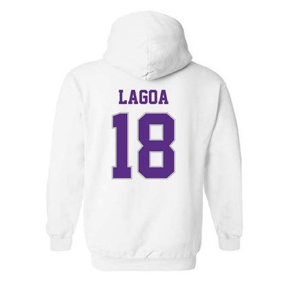 Stonehill - NCAA Men's Soccer : Nathan Lagoa - Classic Shersey Hooded Sweatshirt-1