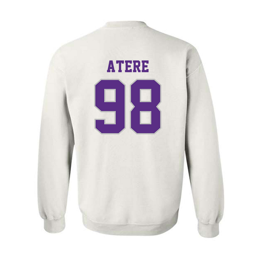 Stonehill - NCAA Football : Demilade Atere - Classic Shersey Crewneck Sweatshirt-1