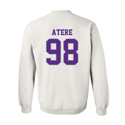 Stonehill - NCAA Football : Demilade Atere - Classic Shersey Crewneck Sweatshirt-1