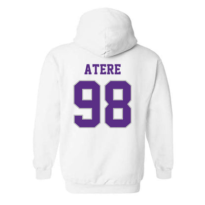 Stonehill - NCAA Football : Demilade Atere - Classic Shersey Hooded Sweatshirt-1