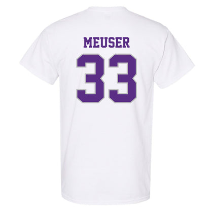 Stonehill - NCAA Men's Basketball : Ethan Meuser - Classic Shersey T-Shirt-1