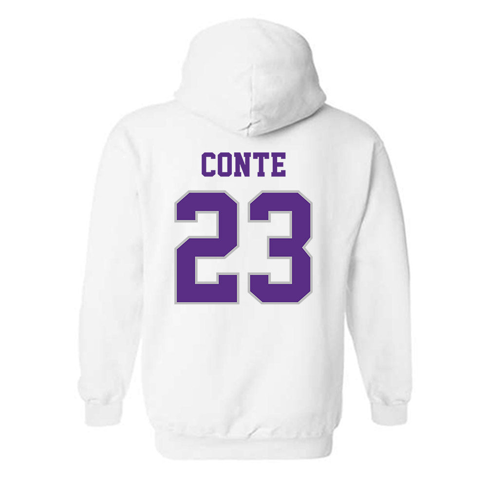 Stonehill - NCAA Softball : Shannon Conte - Classic Shersey Hooded Sweatshirt-1