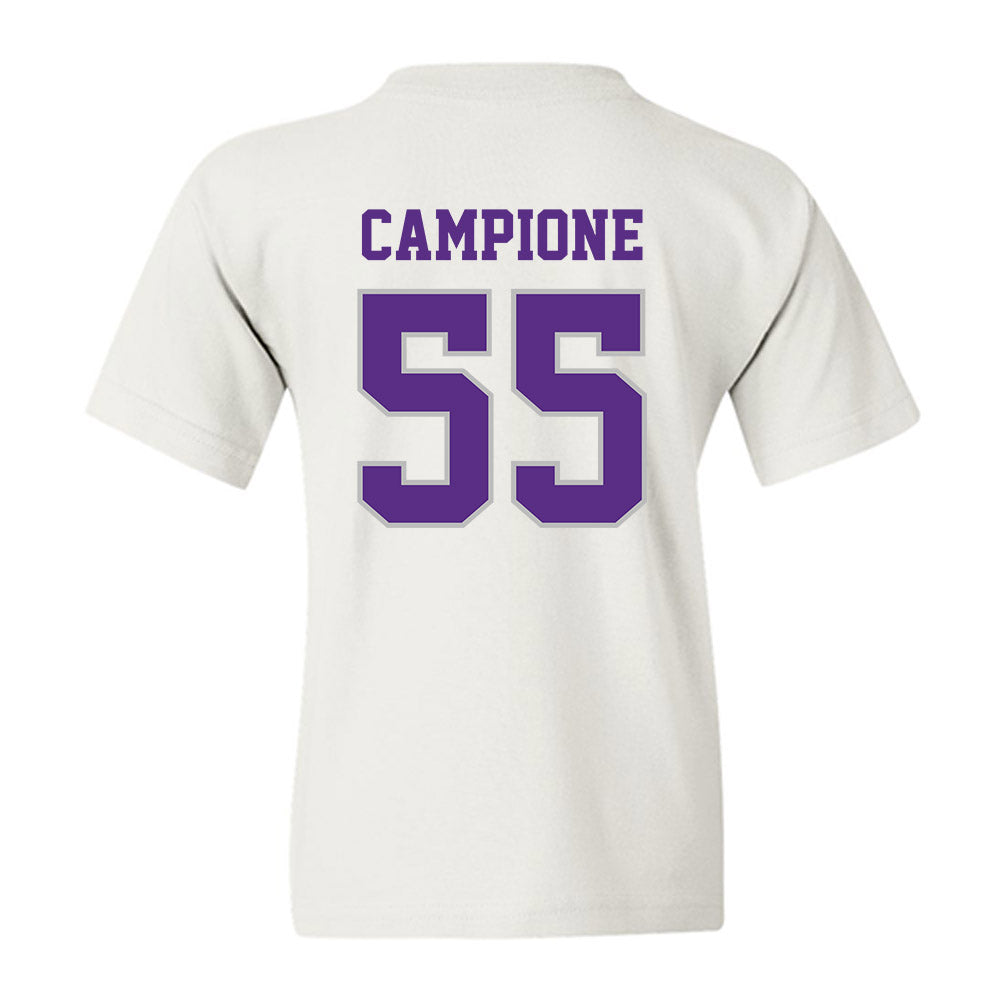 Stonehill - NCAA Men's Ice Hockey : Dominick Campione - Classic Shersey Youth T-Shirt-1