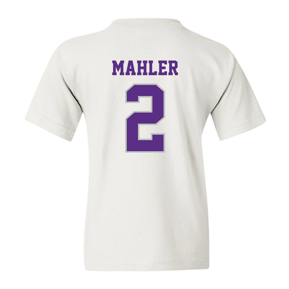 Stonehill - NCAA Men's Ice Hockey : Adam Mahler - Classic Shersey Youth T-Shirt-1