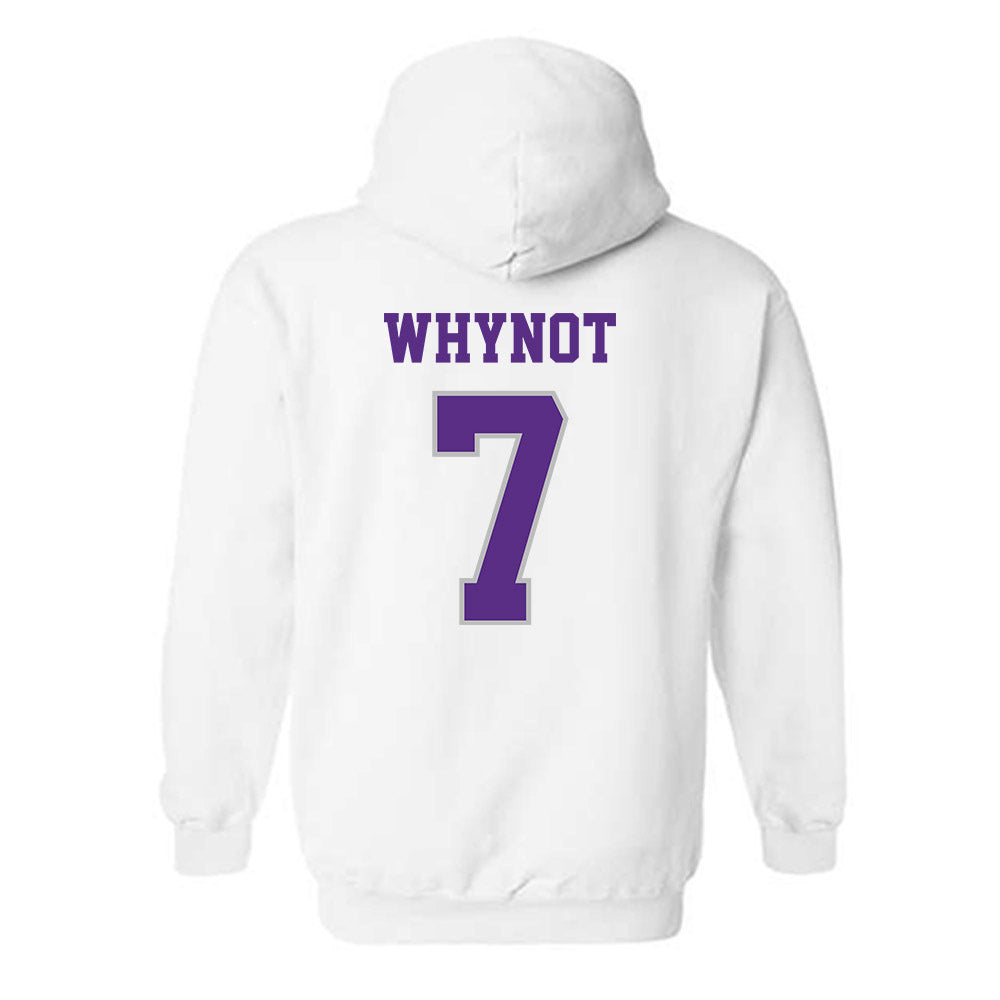 Stonehill - NCAA Women's Ice Hockey : Reagan Whynot - Classic Shersey Hooded Sweatshirt-1