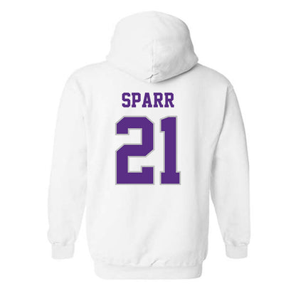 Stonehill - NCAA Baseball : Grayson Sparr - Classic Shersey Hooded Sweatshirt-1