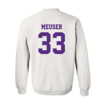 Stonehill - NCAA Men's Basketball : Ethan Meuser - Classic Shersey Crewneck Sweatshirt-1