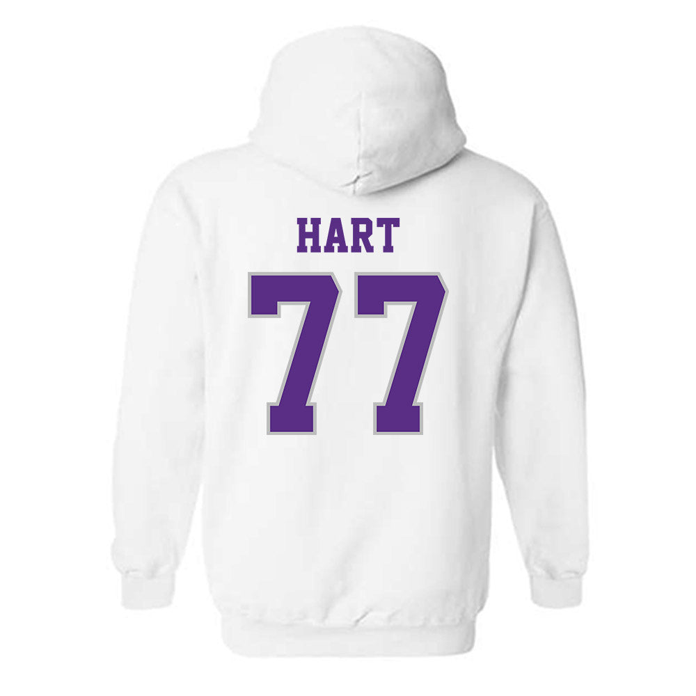 Stonehill - NCAA Football : Griffin Hart - Classic Shersey Hooded Sweatshirt-1