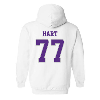 Stonehill - NCAA Football : Griffin Hart - Classic Shersey Hooded Sweatshirt-1