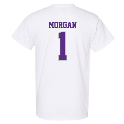 Stonehill - NCAA Men's Basketball : Joshua Morgan - Classic Shersey T-Shirt-1