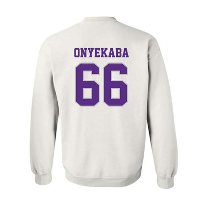 Stonehill - NCAA Football : Lotanna Onyekaba - Classic Shersey Crewneck Sweatshirt-1