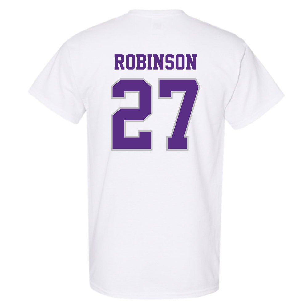 Stonehill - NCAA Baseball : Kacin Robinson - Classic Shersey T-Shirt-1