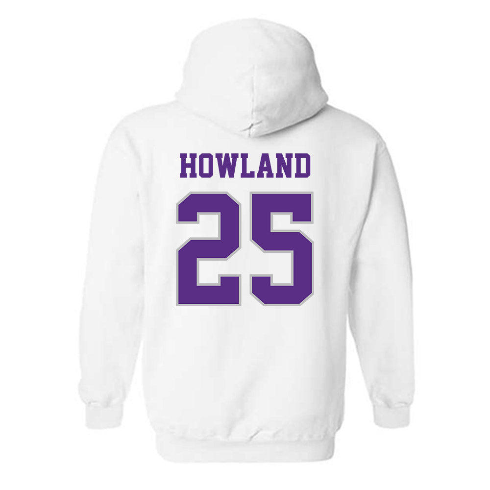 Stonehill - NCAA Baseball : Jamison Howland - Classic Shersey Hooded Sweatshirt-1