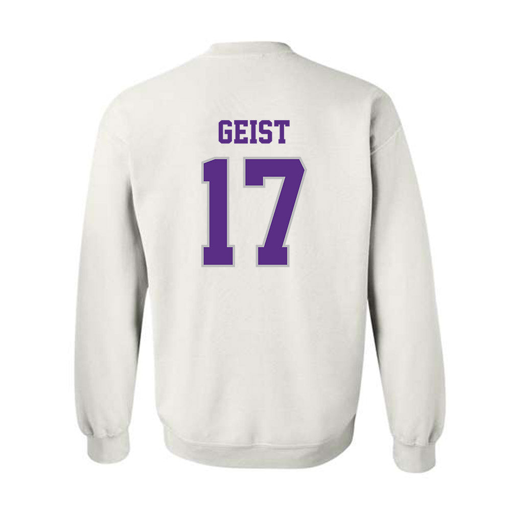 Stonehill - NCAA Women's Ice Hockey : Lily Geist - Classic Shersey Crewneck Sweatshirt-1