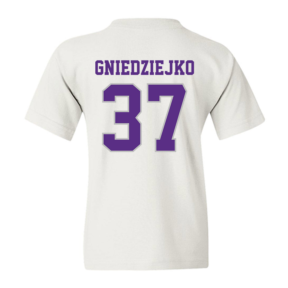 Stonehill - NCAA Men's Soccer : Patryk Gniedziejko - Classic Shersey Youth T-Shirt-1
