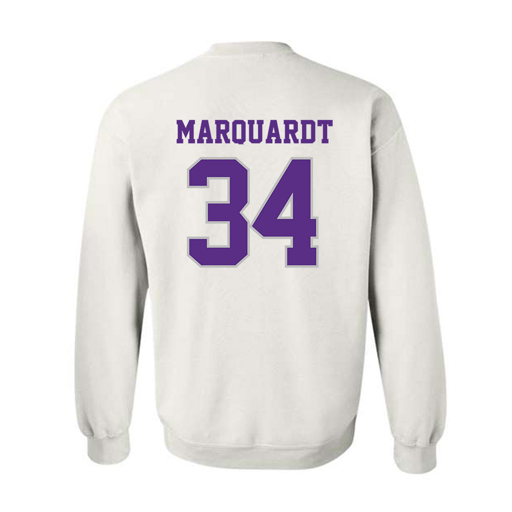 Stonehill - NCAA Men's Basketball : Neal Marquardt - Classic Shersey Crewneck Sweatshirt-1