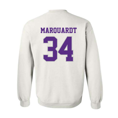 Stonehill - NCAA Men's Basketball : Neal Marquardt - Classic Shersey Crewneck Sweatshirt-1