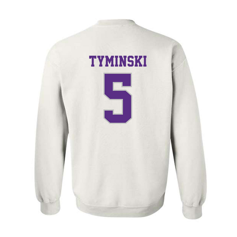 Stonehill - NCAA Football : Damian Tyminski - Classic Shersey Crewneck Sweatshirt-1