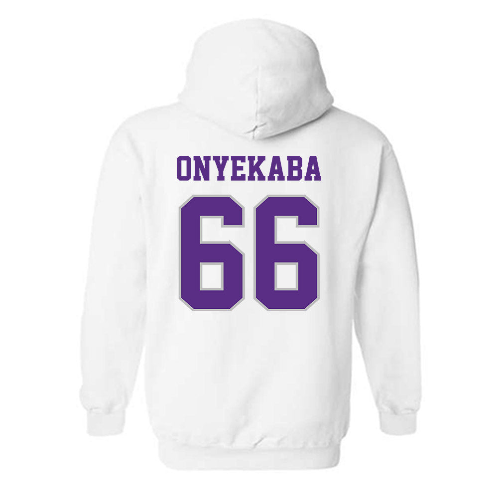 Stonehill - NCAA Football : Lotanna Onyekaba - Classic Shersey Hooded Sweatshirt-1