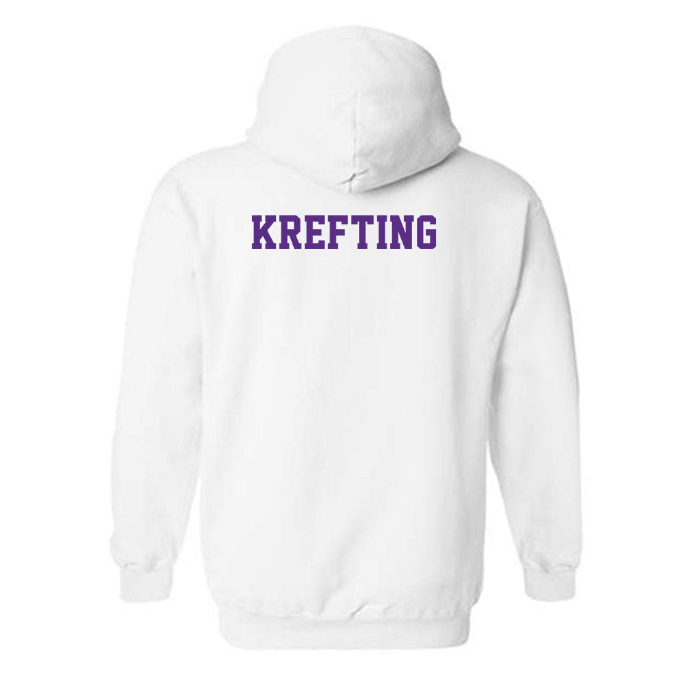 Stonehill - NCAA Men's Tennis : Jacob Wilhelm Krefting - Classic Shersey Hooded Sweatshirt-1
