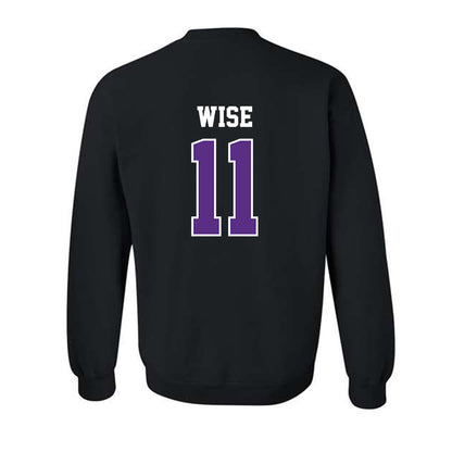 Stonehill - NCAA Women's Ice Hockey : Peyton Wise - Classic Shersey Crewneck Sweatshirt-1