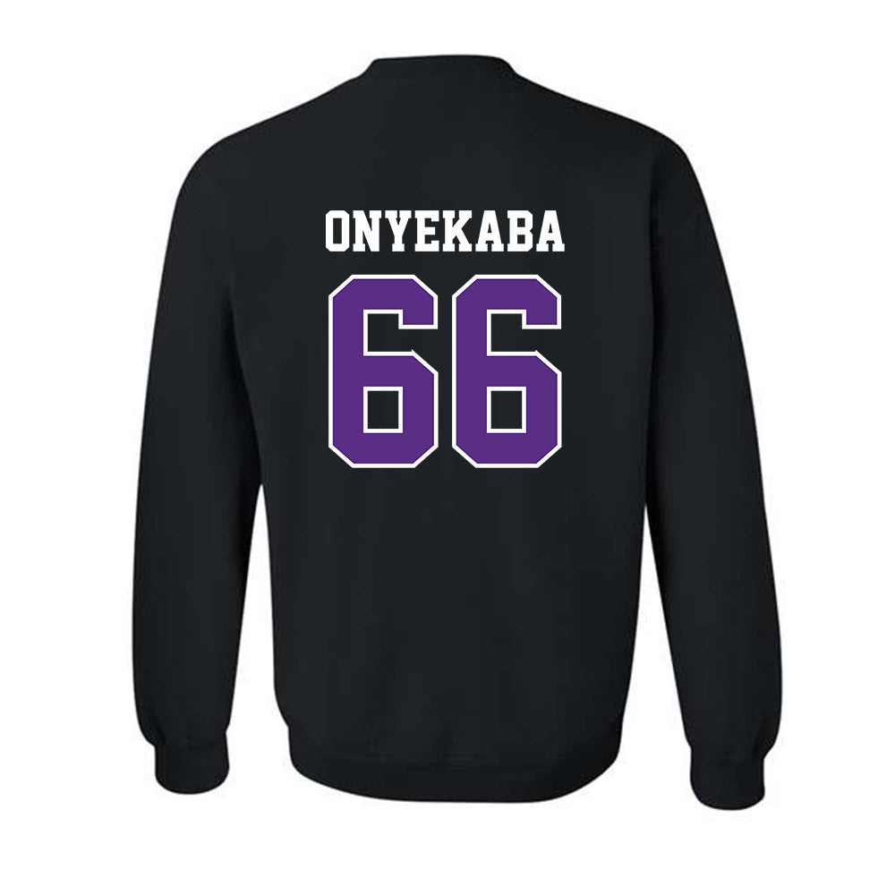 Stonehill - NCAA Football : Lotanna Onyekaba - Classic Shersey Crewneck Sweatshirt-1