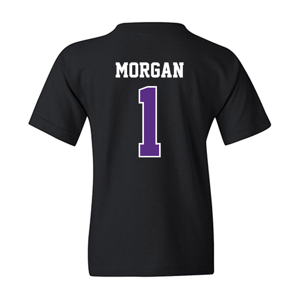Stonehill - NCAA Men's Basketball : Joshua Morgan - Classic Shersey Youth T-Shirt-1