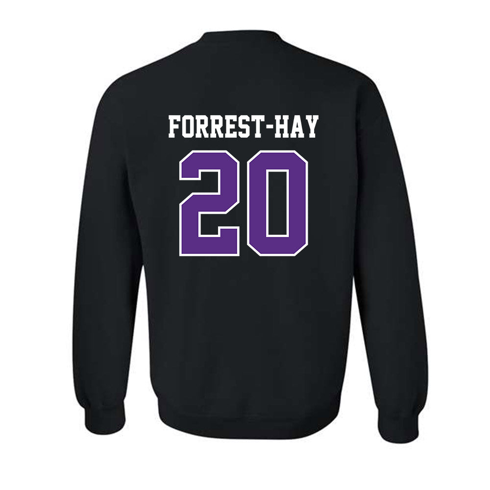 Stonehill - NCAA Men's Soccer : James Forrest-Hay - Classic Shersey Crewneck Sweatshirt-1