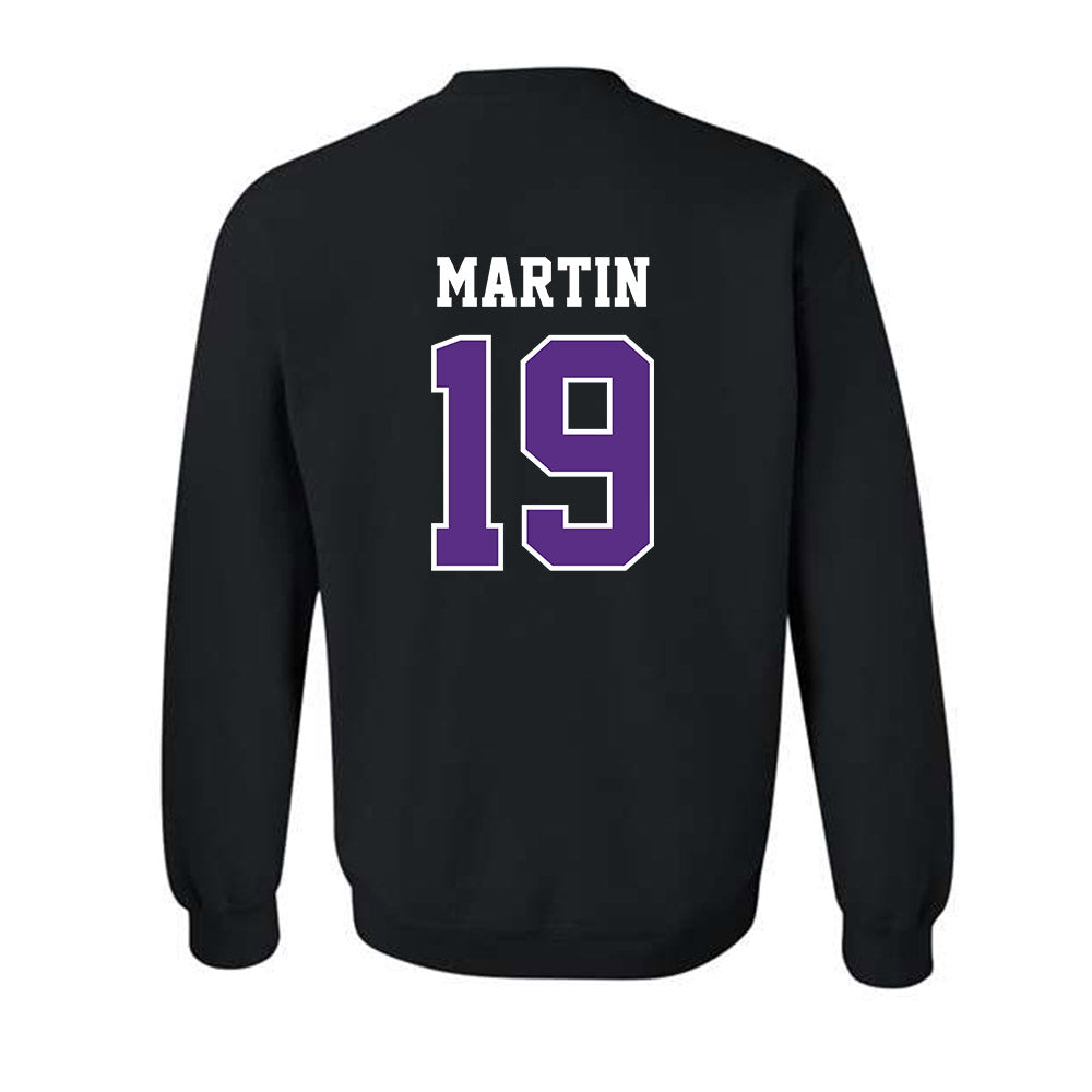 Stonehill - NCAA Baseball : Adam Martin - Classic Shersey Crewneck Sweatshirt-1