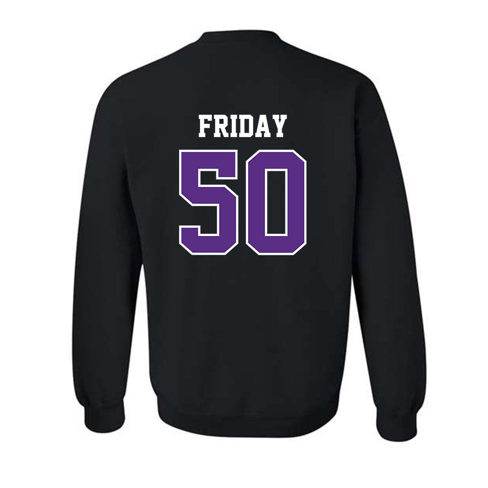 Stonehill - NCAA Football : Vahn Friday - Classic Shersey Crewneck Sweatshirt-1