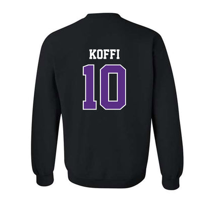 Stonehill - NCAA Men's Basketball : Hermann Koffi - Classic Shersey Crewneck Sweatshirt-1